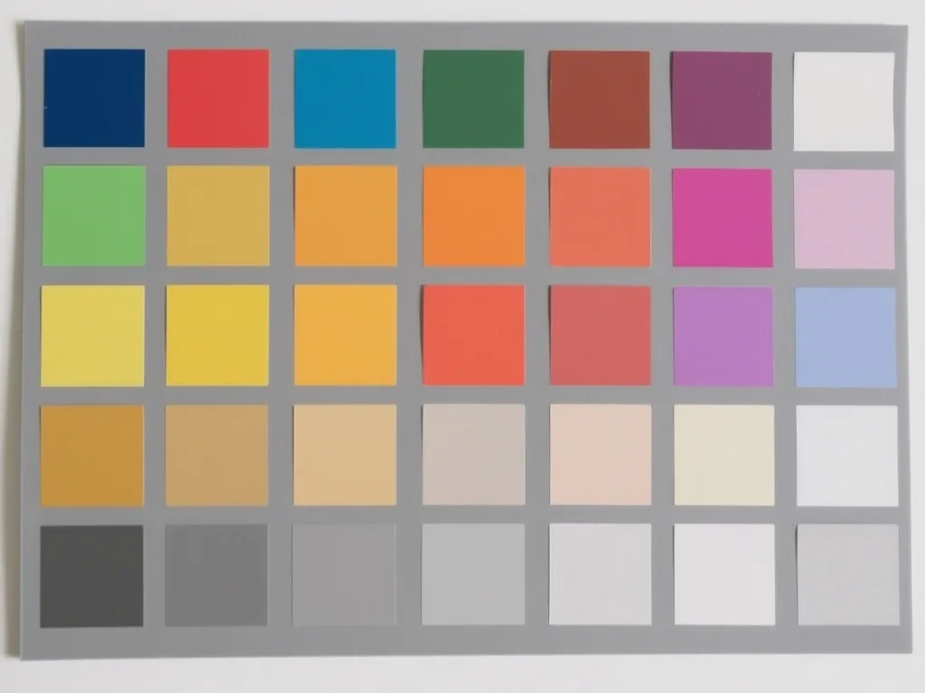 Qwen-Image: ColorChecker Chart, seed 1111