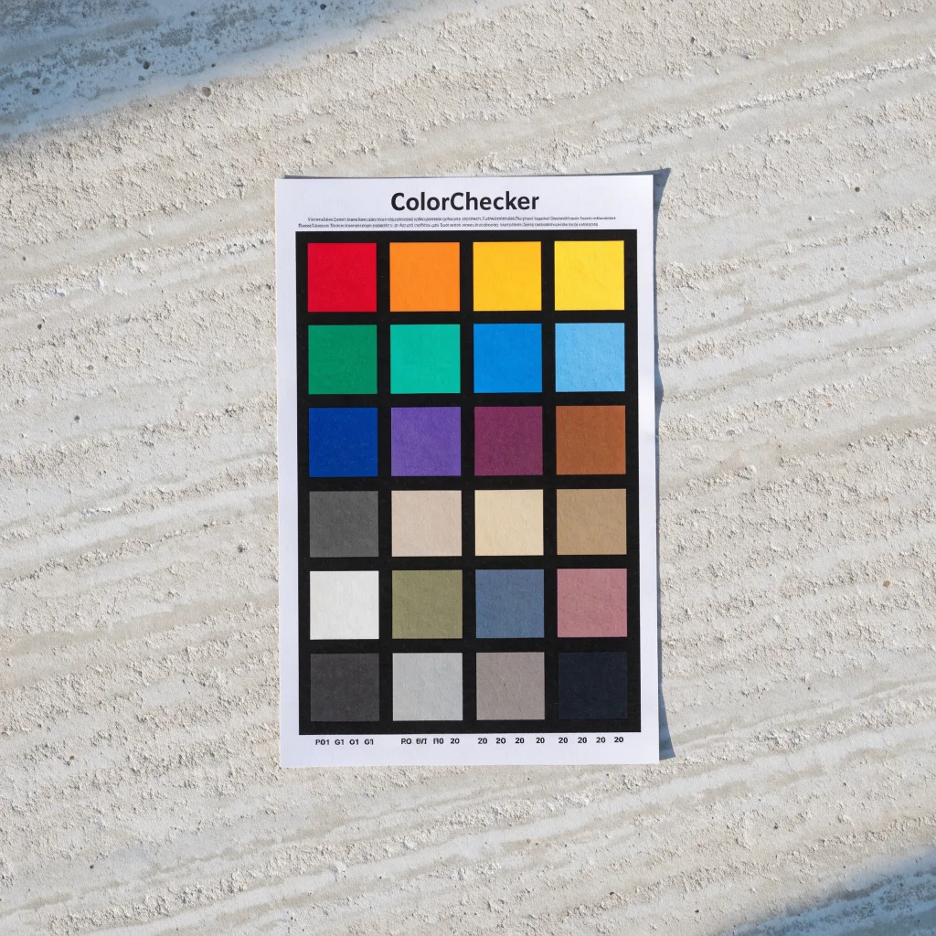 Recraft V4.1: ColorChecker Chart, sample 2