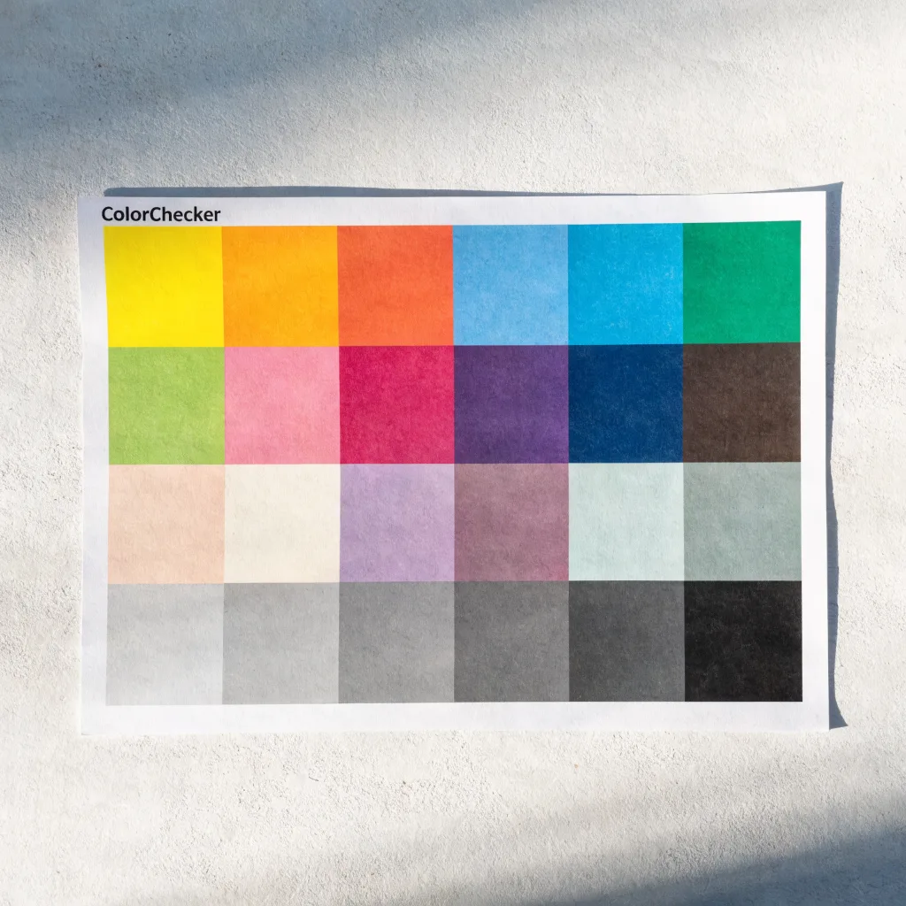Recraft V4.1: ColorChecker Chart, sample 3