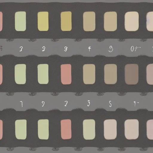 Stable Diffusion 1.5: ColorChecker Chart, seed 1111