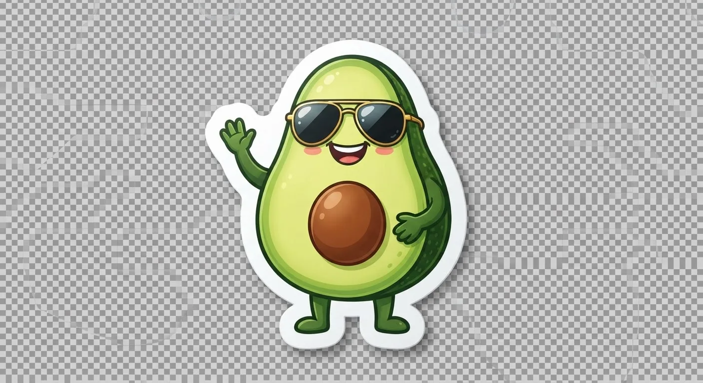 Nano Banana 2 Lite: Die-Cut Sticker, sample 2