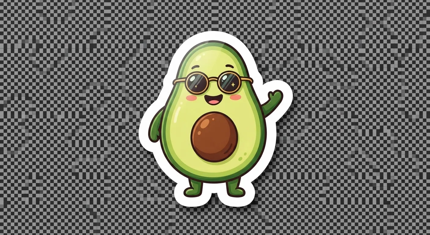 Nano Banana 2 Lite: Die-Cut Sticker, sample 3