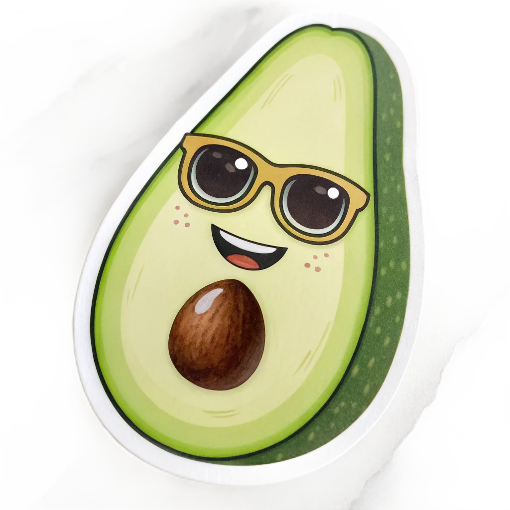 Recraft V3: Die-Cut Sticker, seed 3333