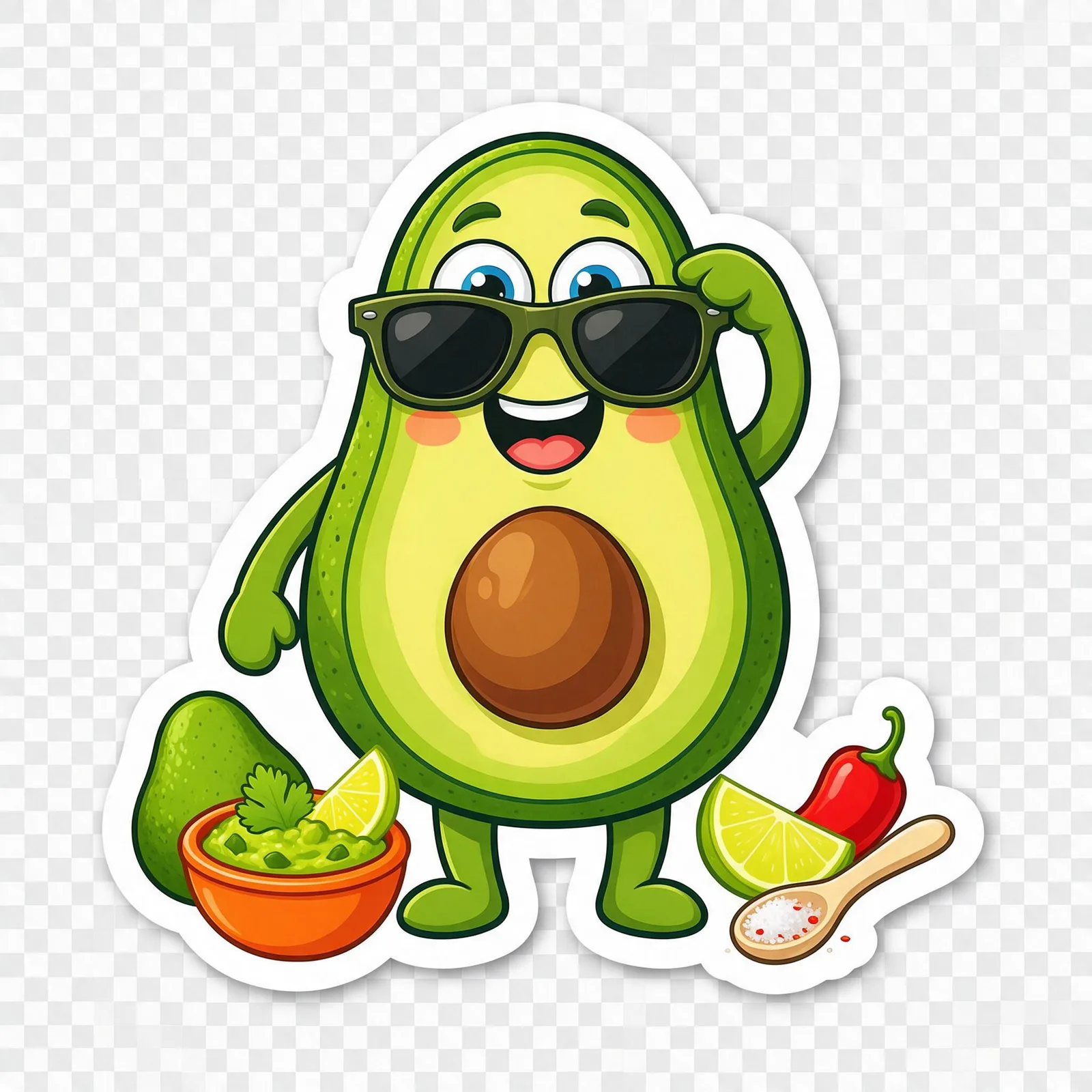 Seedream 5.0 Pro: Die-Cut Sticker, seed 3333