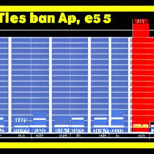 Stable Diffusion 1.5: Labeled Bar Chart, seed 2222