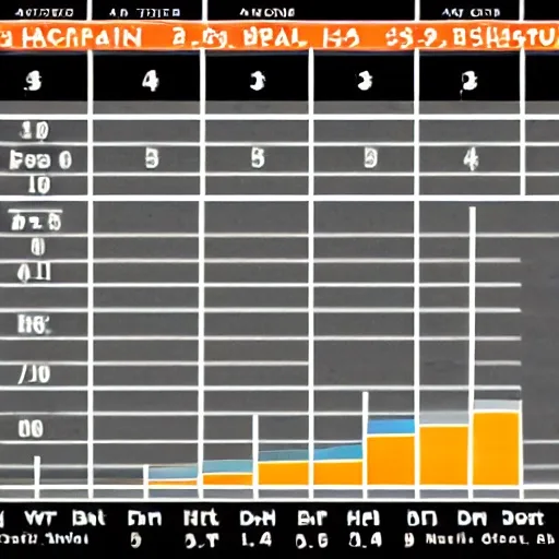 Stable Diffusion 1.5: Labeled Bar Chart, seed 3333