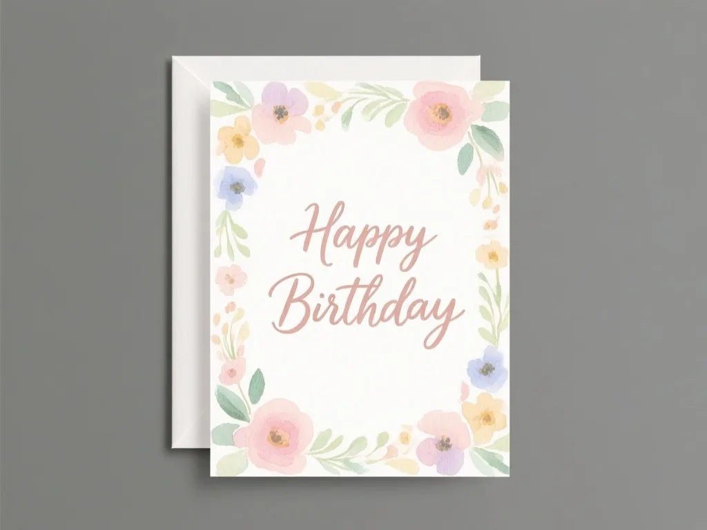Qwen-Image: Greeting Card, seed 1111