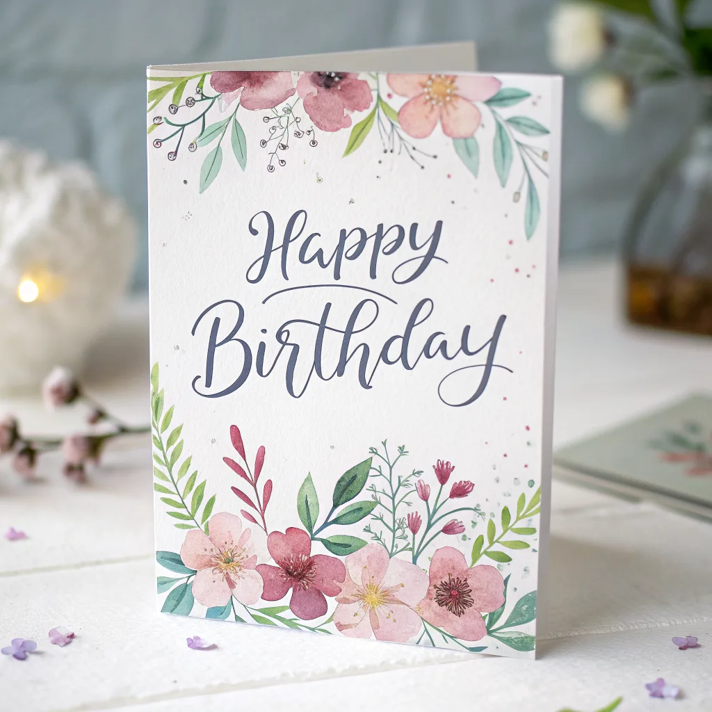 Recraft V3: Greeting Card, seed 1111