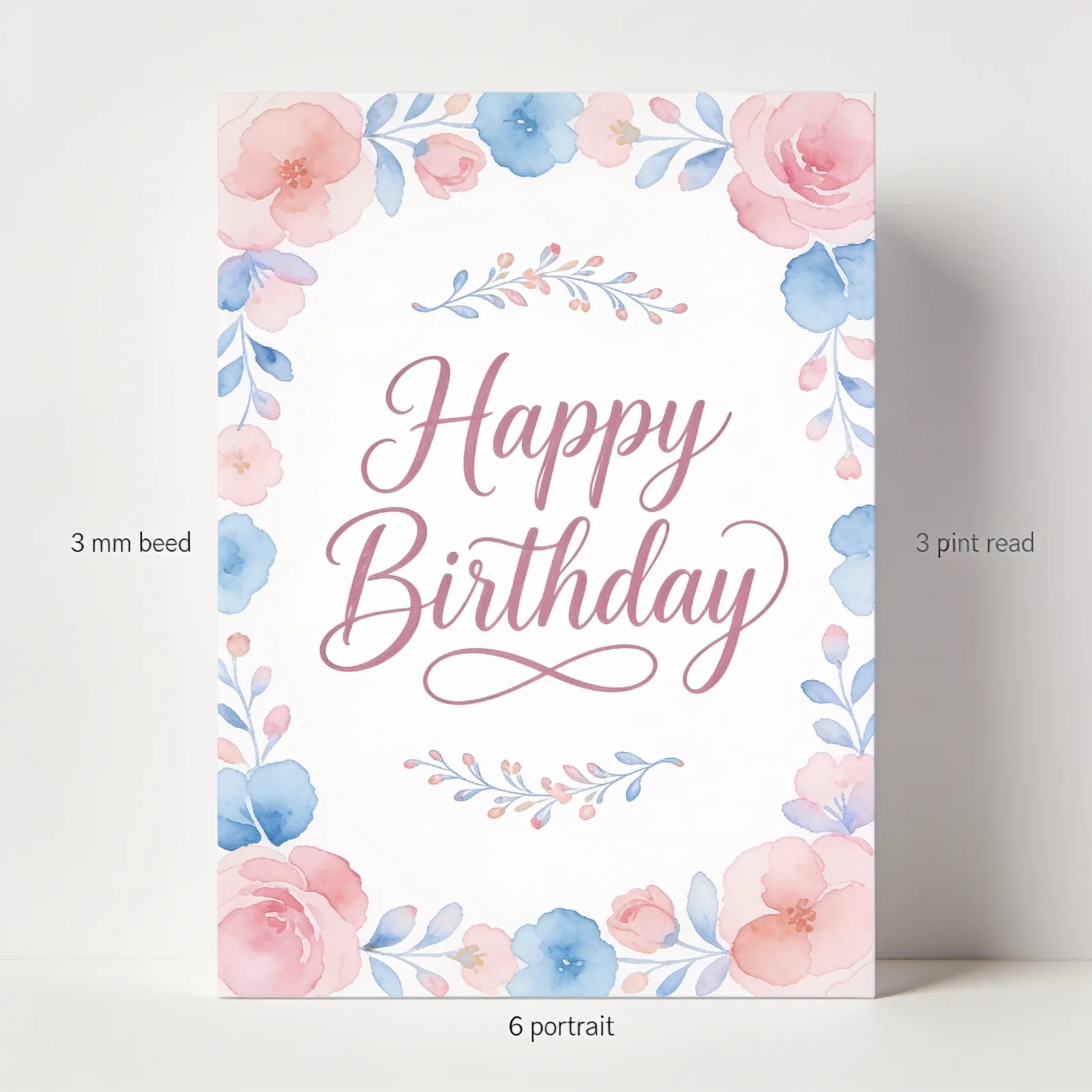 Seedream 4.5: Greeting Card, seed 3333