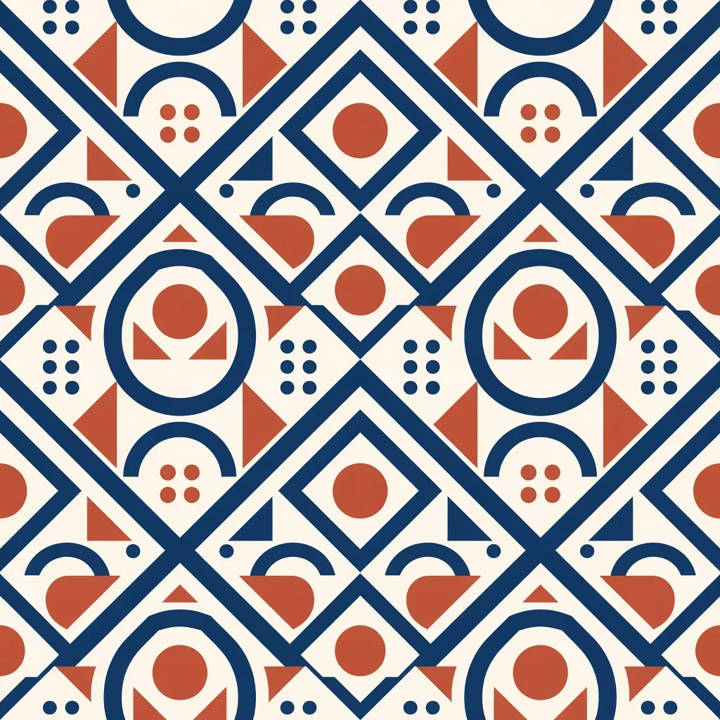 Grok Imagine Image 2.0: Seamless Pattern Tile, sample 1