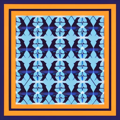 Stable Diffusion 1.5: Seamless Pattern Tile, seed 2222