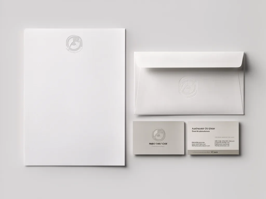 FLUX.2: Stationery Mockup, seed 3333