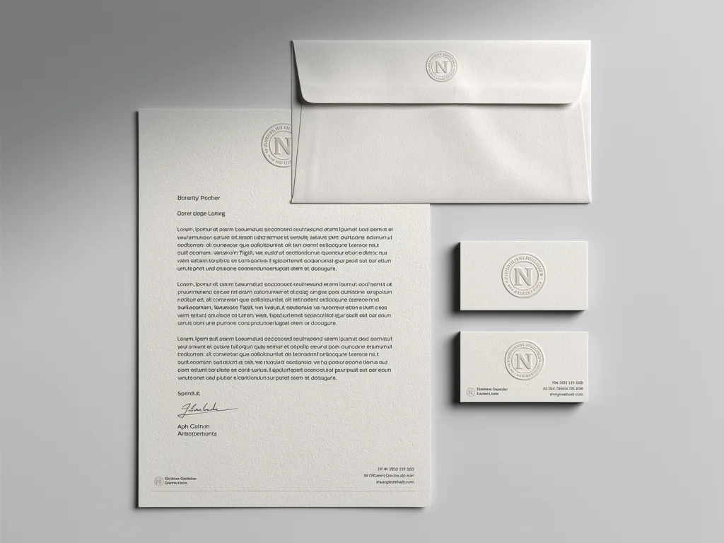 FLUX.2 [pro]: Stationery Mockup, seed 2222