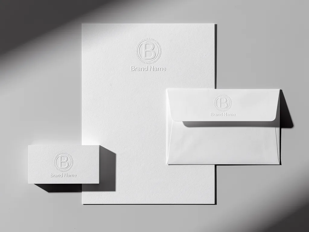 FLUX.2 [pro]: Stationery Mockup, seed 3333
