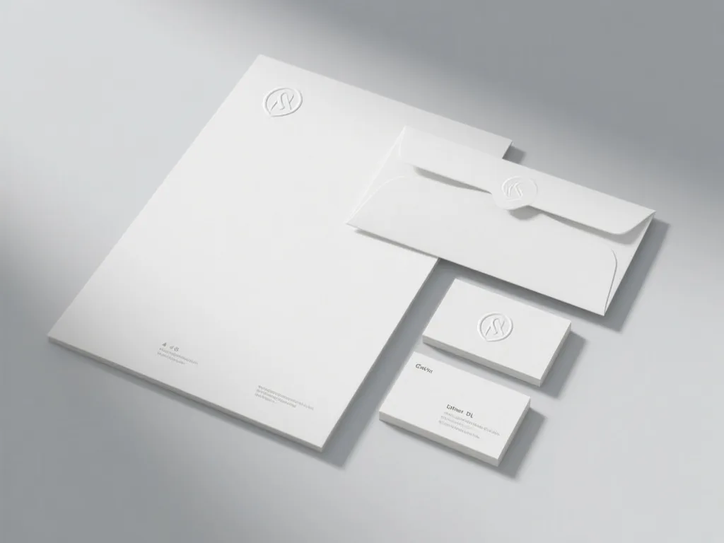 Qwen-Image: Stationery Mockup, seed 1111