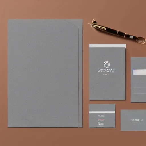 Stable Diffusion 1.5: Stationery Mockup, seed 2222