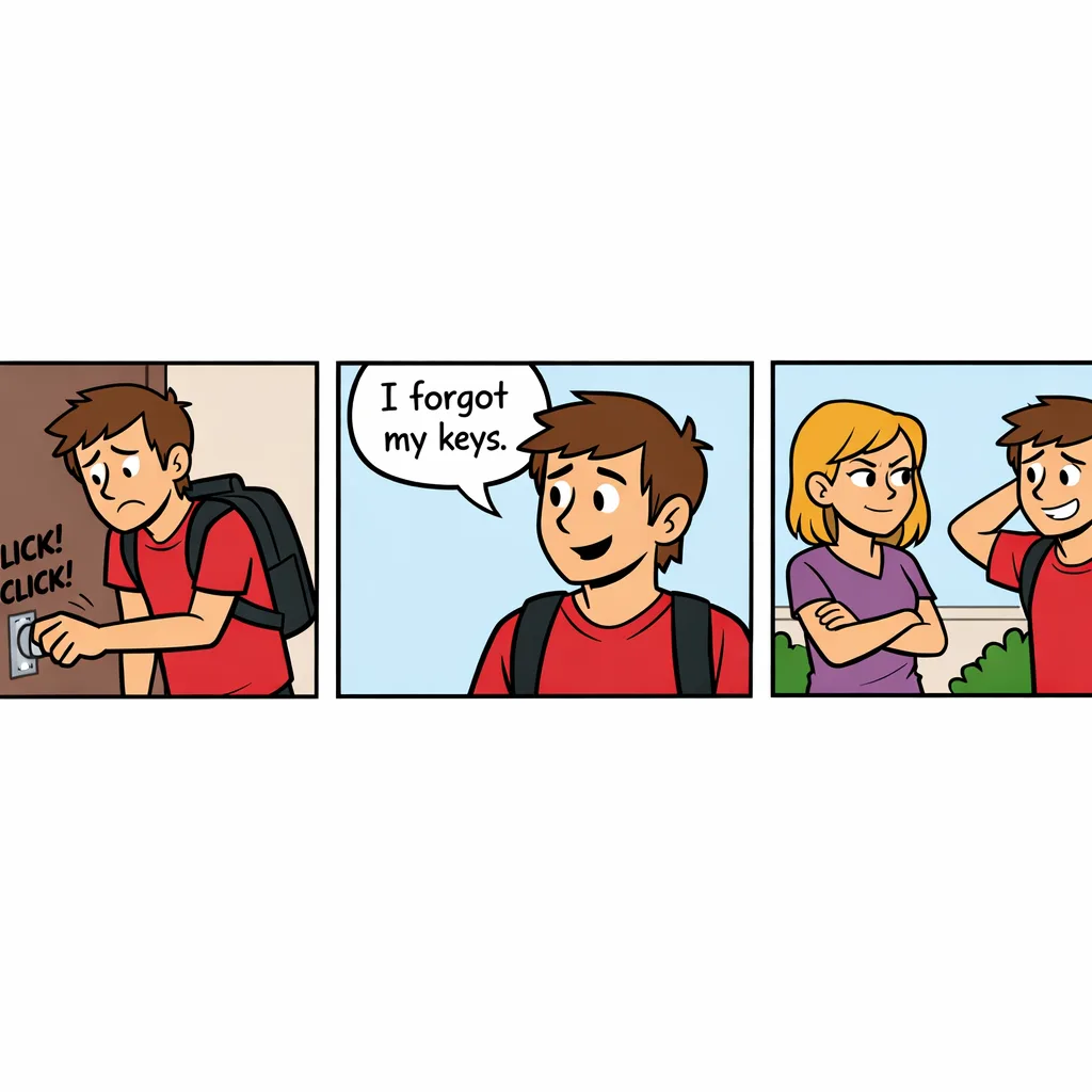 GPT Image 1.5: Three-Panel Comic, sample 2