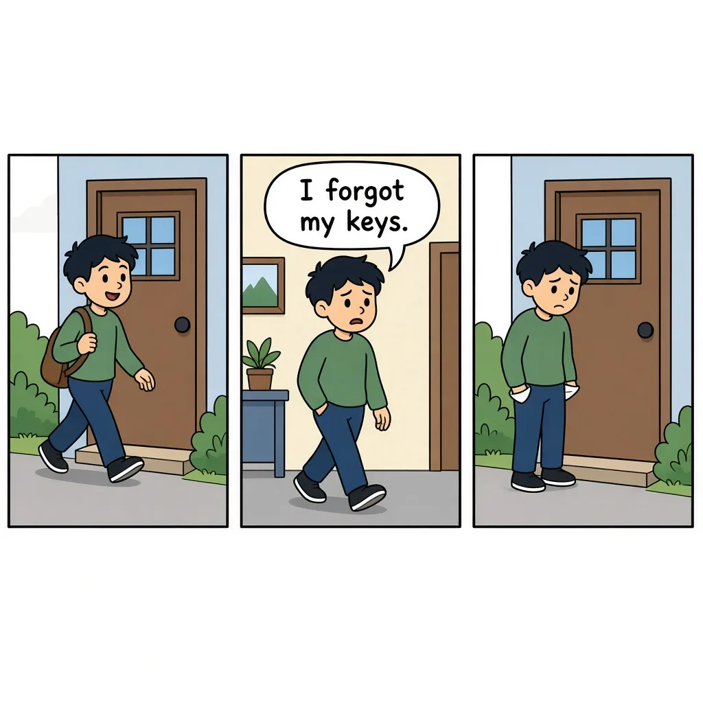 Grok Imagine Image 2.0: Three-Panel Comic, sample 2