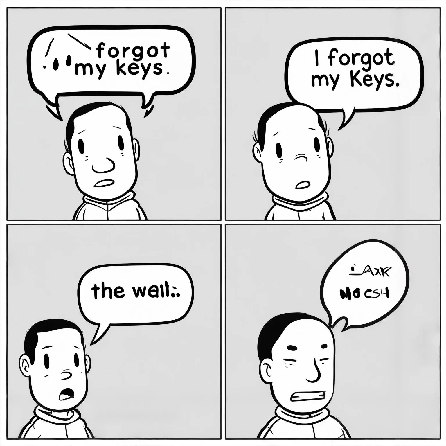 Luma Photon: Three-Panel Comic, seed 3333