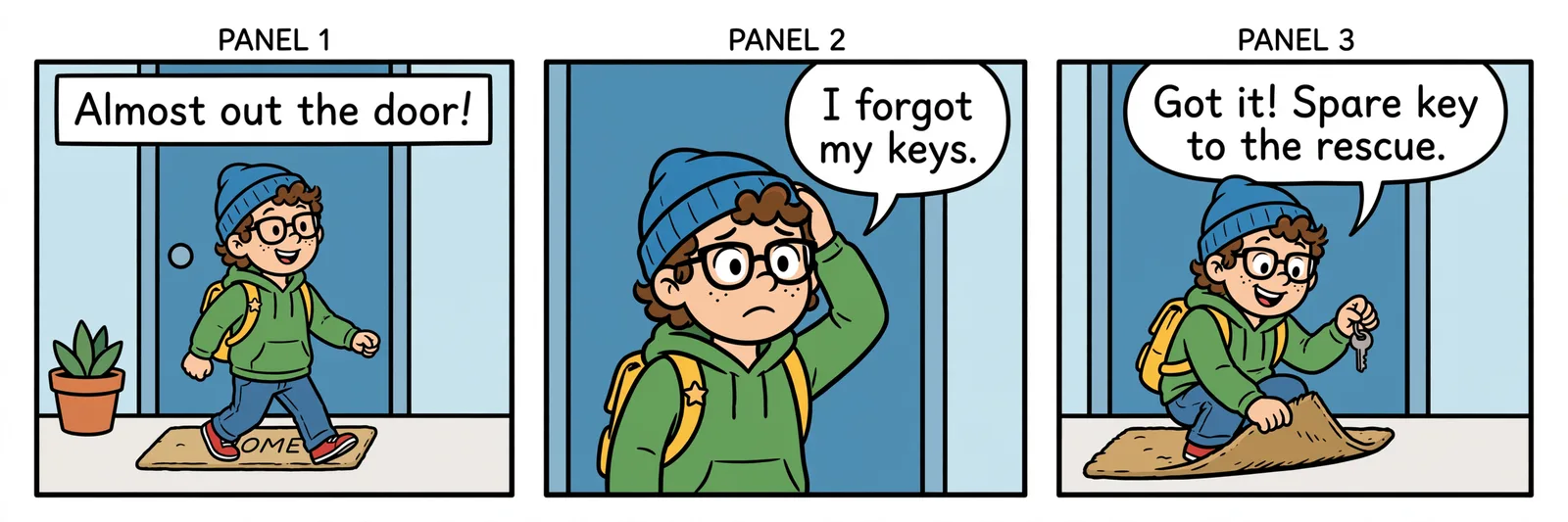 Muse Image: Three-Panel Comic, sample 3