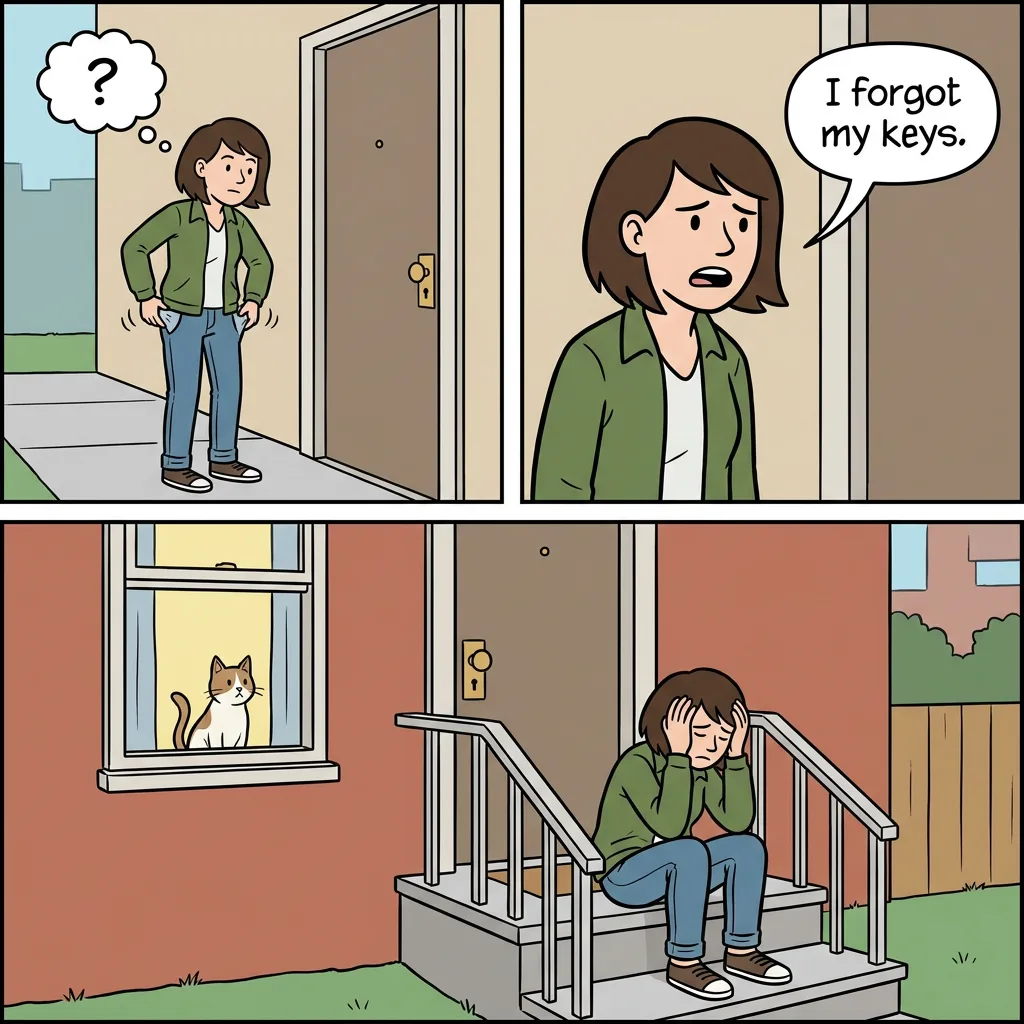 Nano Banana Pro: Three-Panel Comic, sample 1