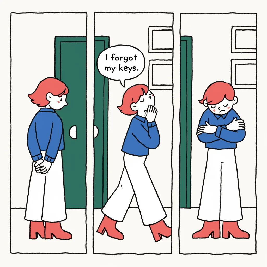 Recraft V4.1: Three-Panel Comic, sample 2