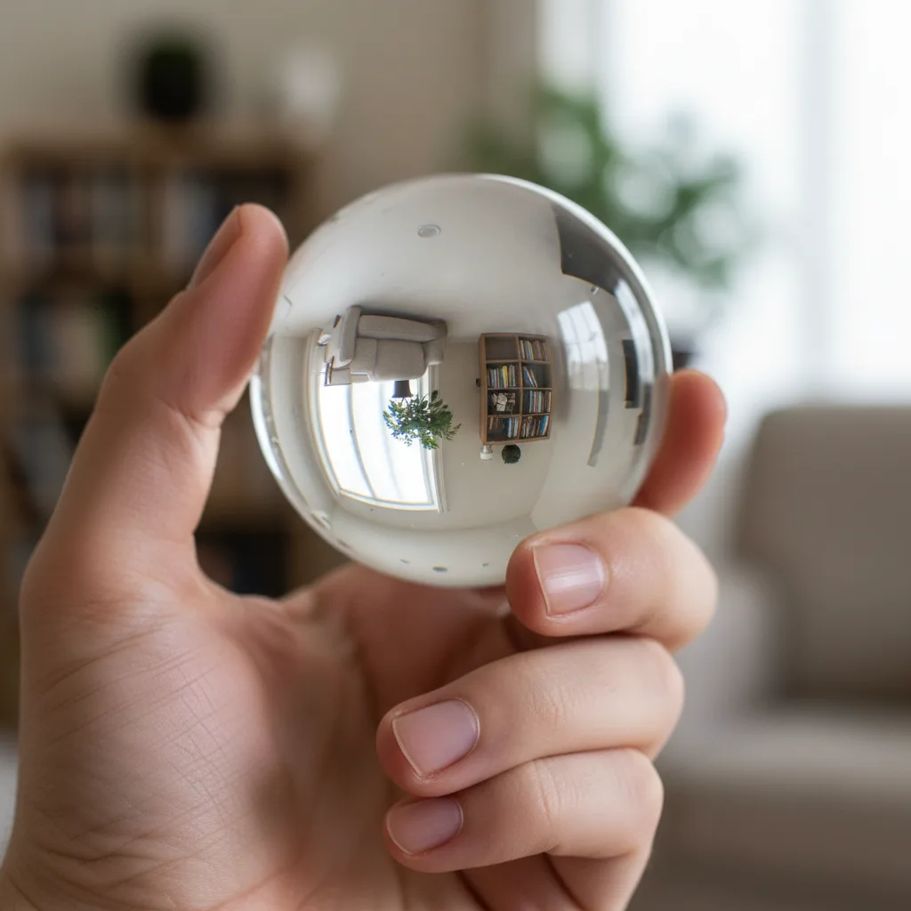 Gemini 2.5 Flash Image: Hand Holding a Sphere, sample 3
