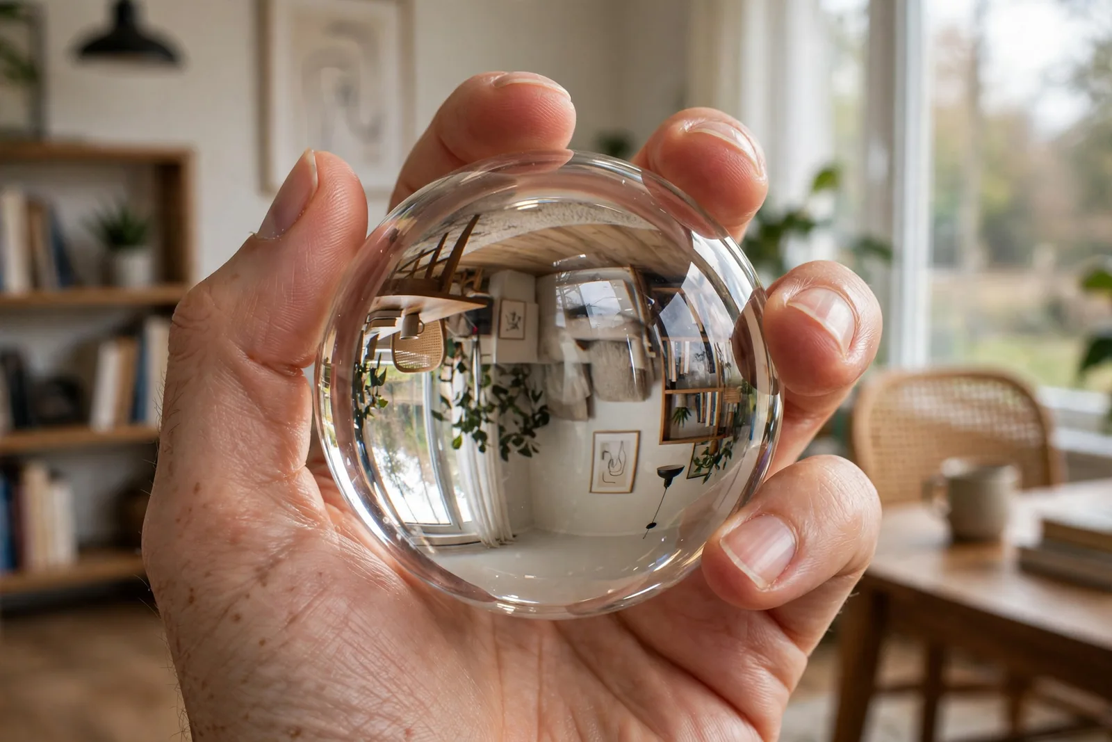 Muse Image: Hand Holding a Sphere, sample 1