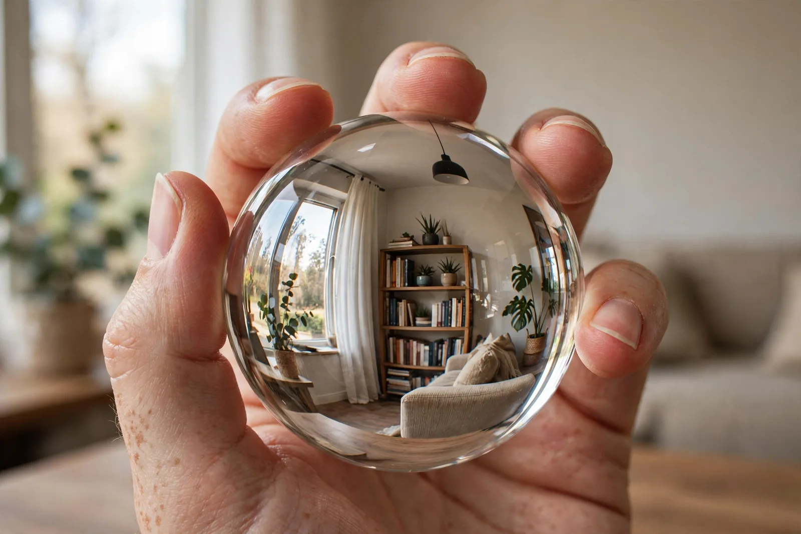 Muse Image: Hand Holding a Sphere, sample 2