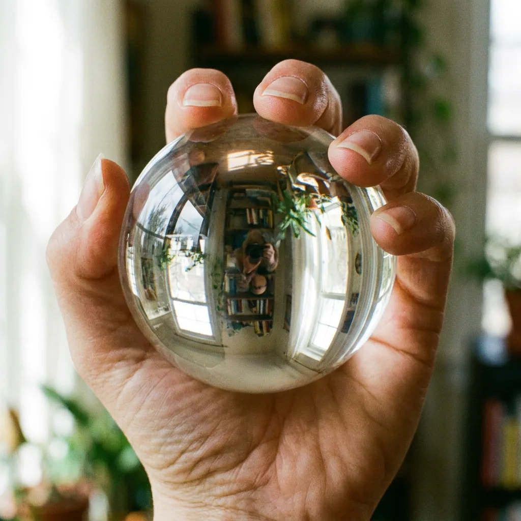 Nano Banana Pro: Hand Holding a Sphere, sample 3