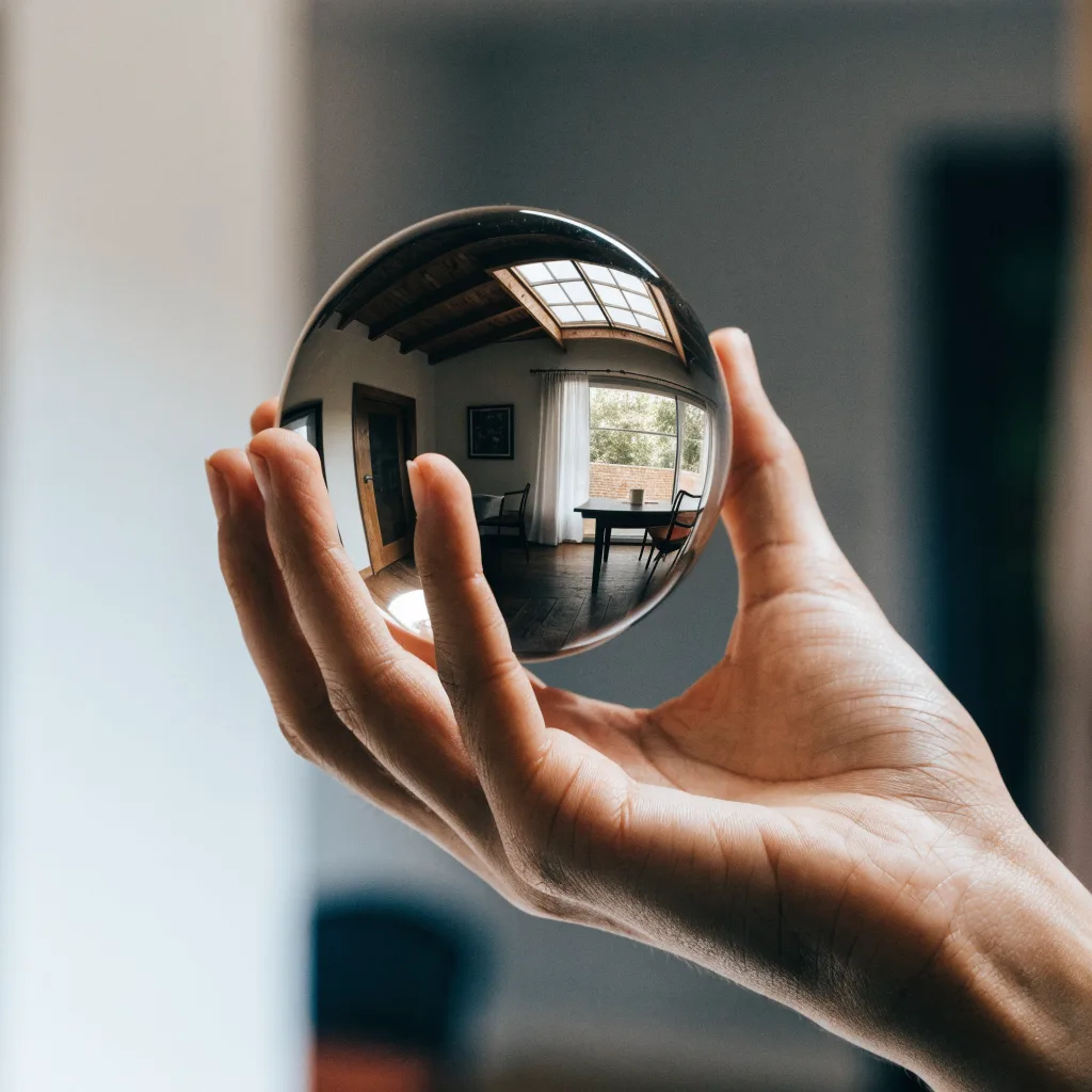 Recraft V4.1: Hand Holding a Sphere, sample 2
