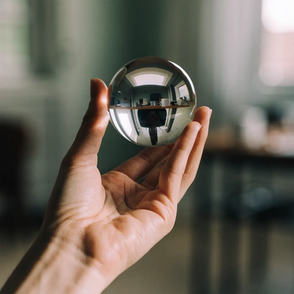 Recraft V4.1: Hand Holding a Sphere, sample 3
