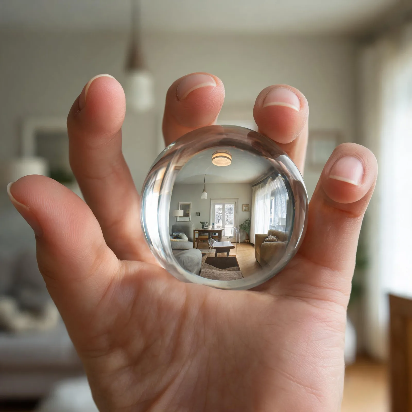 Seedream 5.0 Lite: Hand Holding a Sphere, seed 1111