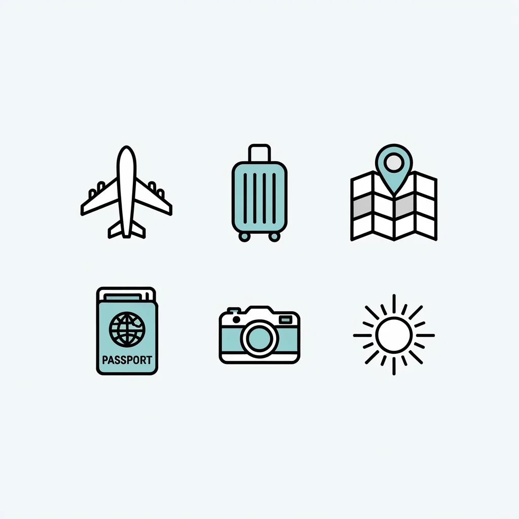 Ideogram 3.0: Icon Set, seed 2222