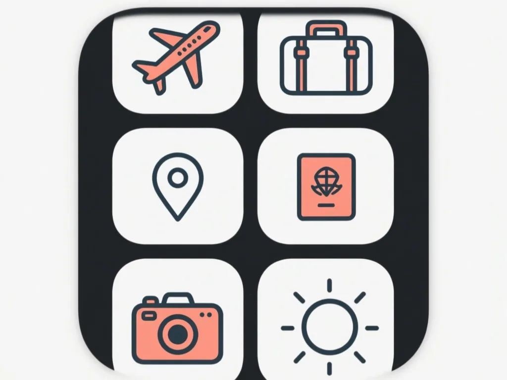 Qwen-Image: Icon Set, seed 3333
