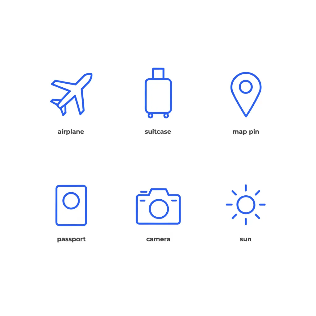 Recraft V4.1: Icon Set, sample 3