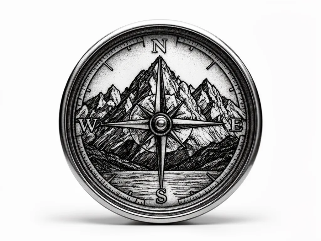 FLUX.2: Monochrome Emblem, seed 2222