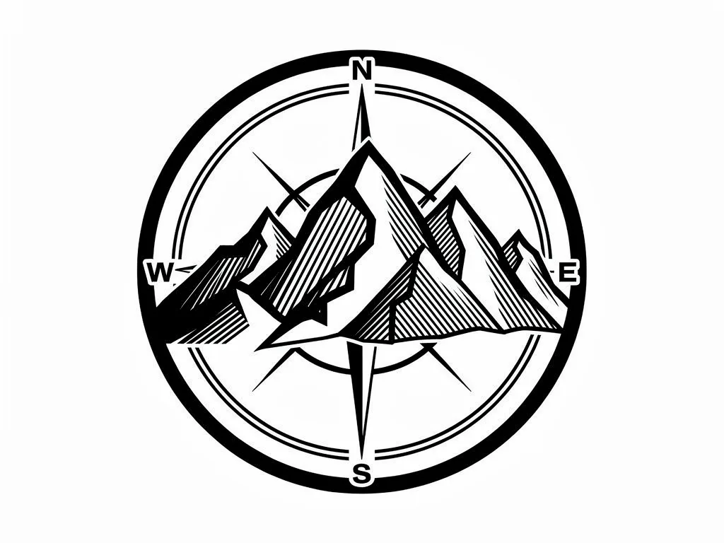 FLUX.2 [pro]: Monochrome Emblem, seed 2222