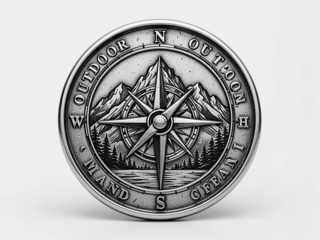 FLUX.2 [dev] Turbo: Monochrome Emblem, seed 2222