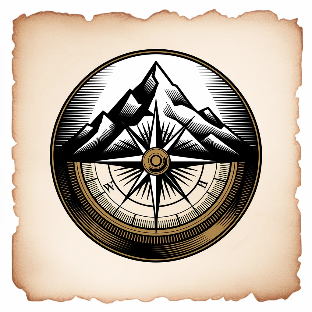Ideogram 3.0: Monochrome Emblem, seed 2222