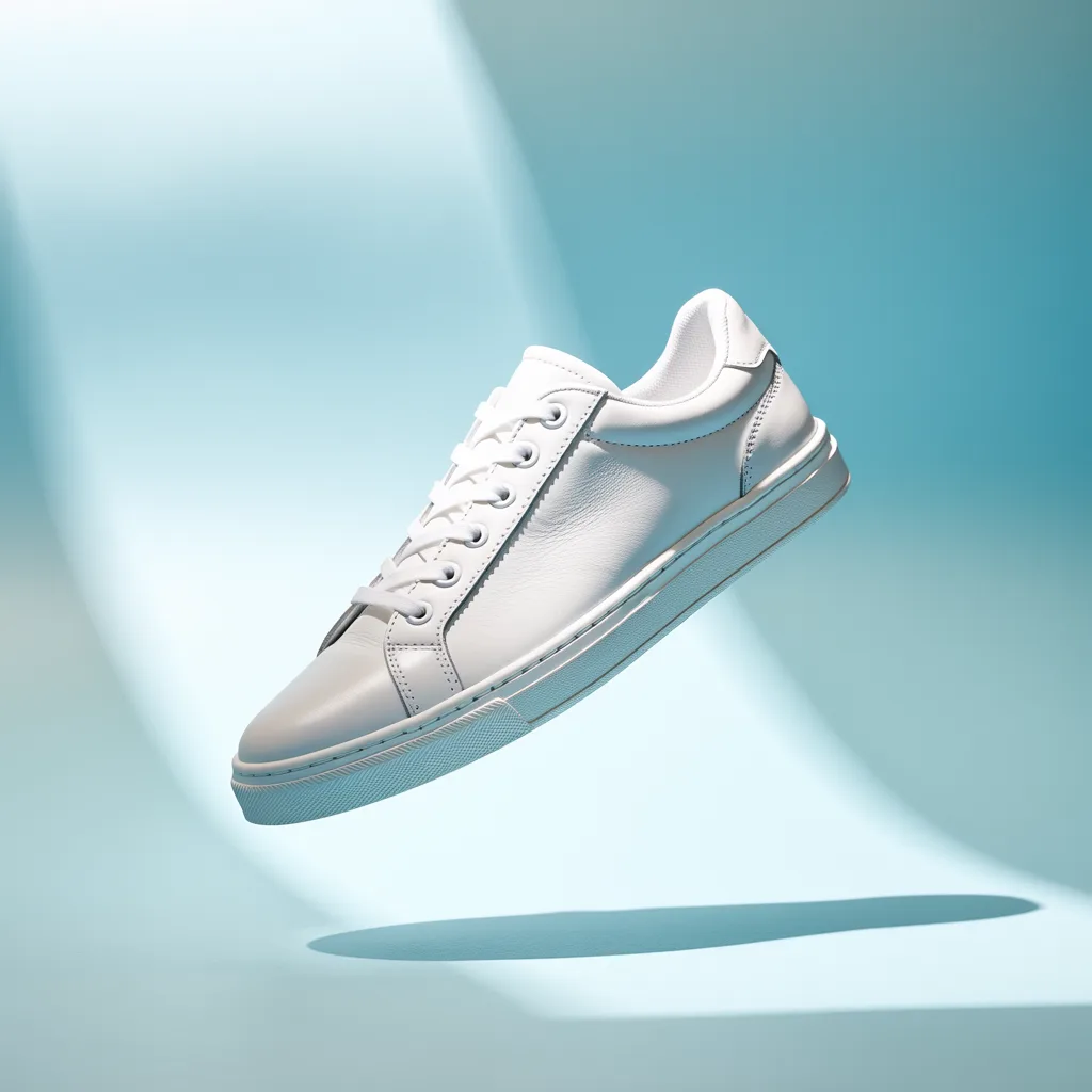 Ideogram 3.0: Floating Sneaker, seed 1111