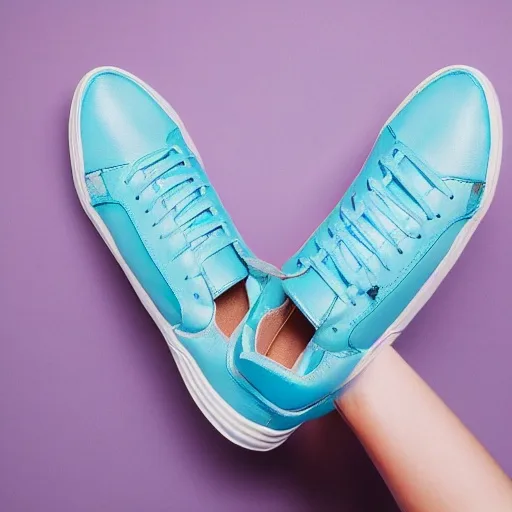 Stable Diffusion 1.5: Floating Sneaker, seed 3333