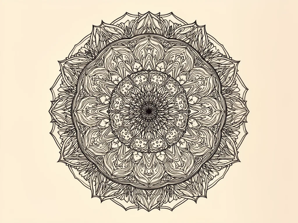 Fine-Line Mandala result