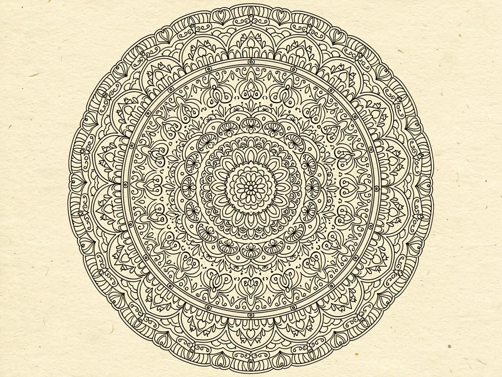Fine-Line Mandala result