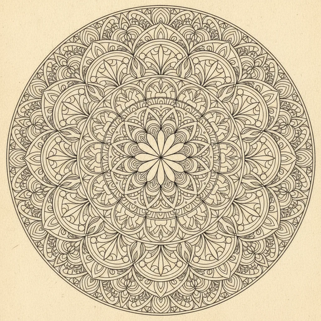 Fine-Line Mandala result
