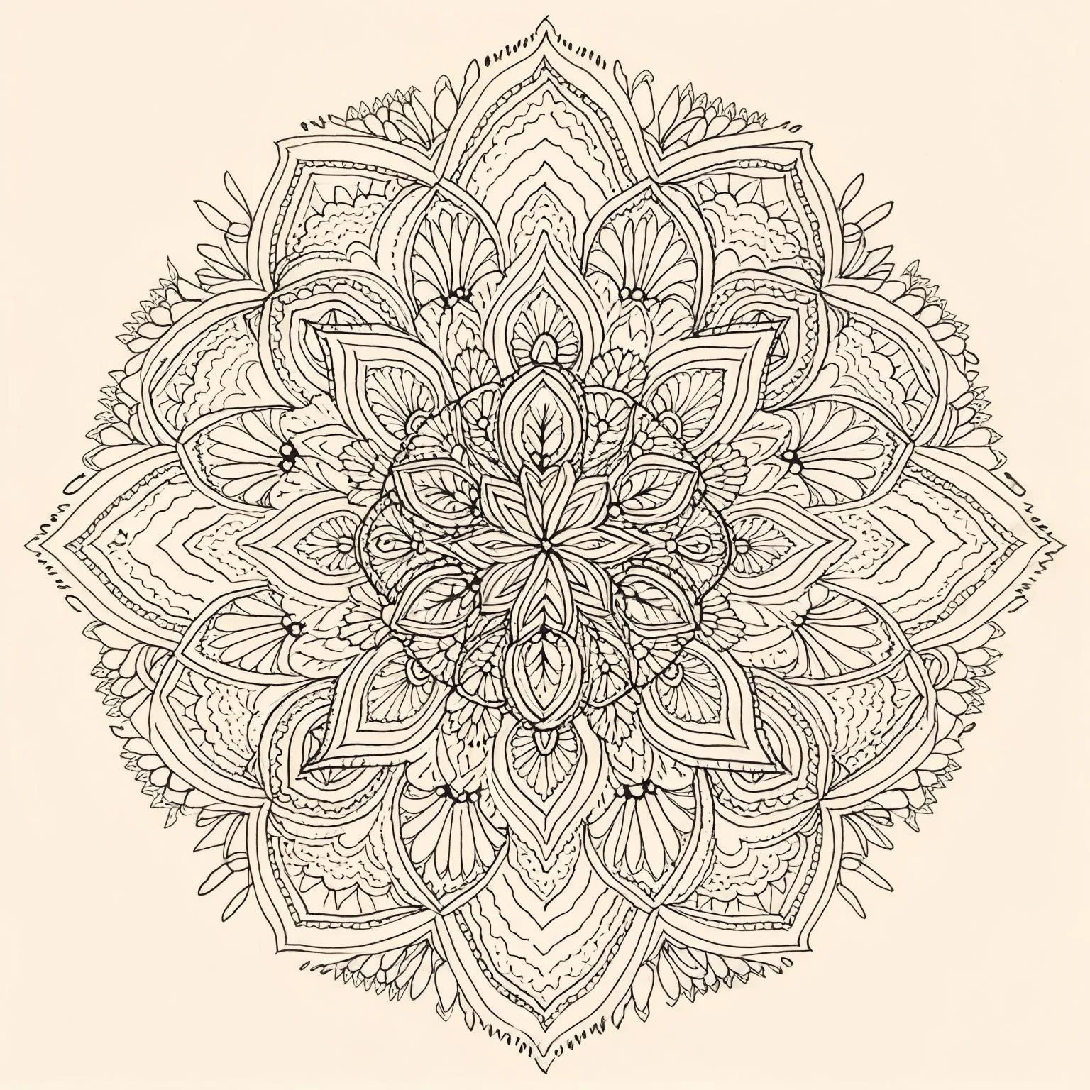 Luma Photon: Fine-Line Mandala, seed 1111