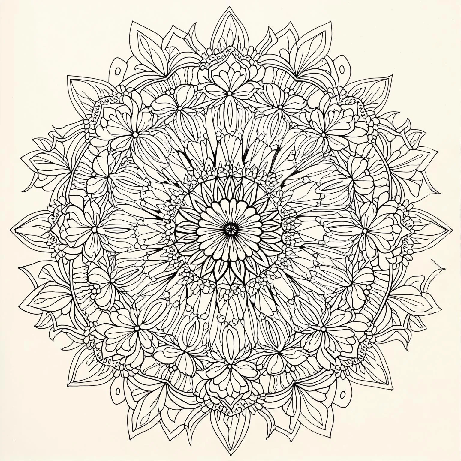 Luma Photon: Fine-Line Mandala, seed 2222