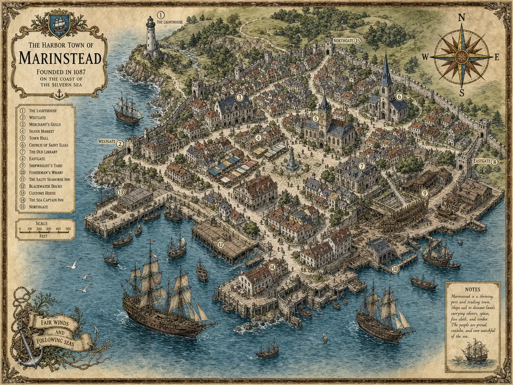 GPT Image 2: Illustrated Map, sample 3