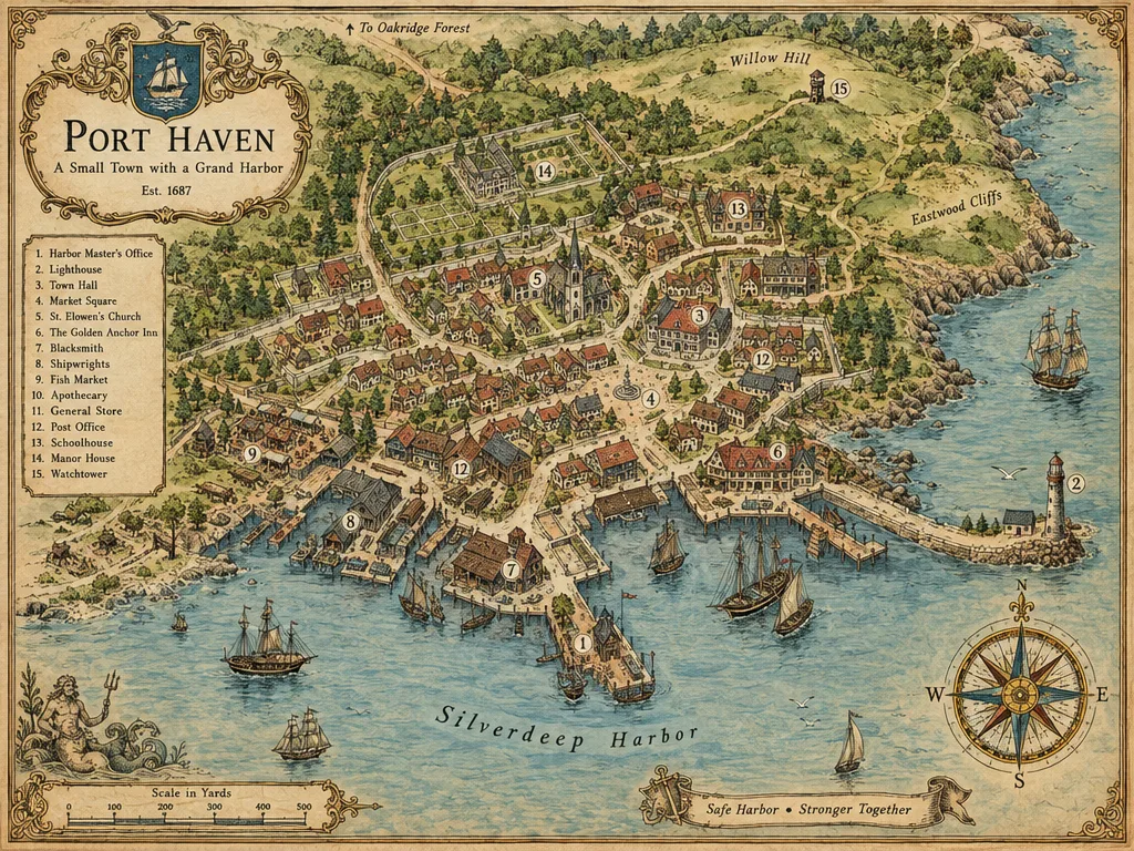 GPT Image 2.5 Flare: Illustrated Map, sample 2