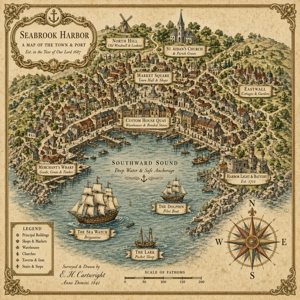 Grok Imagine Image 2.0: Illustrated Map, sample 1